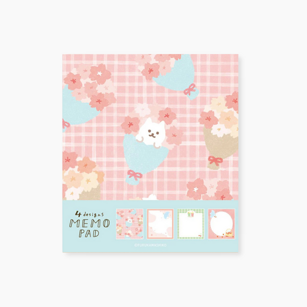 Furukawashiko 4 Designs Memo Pad - Limited Spring Edition