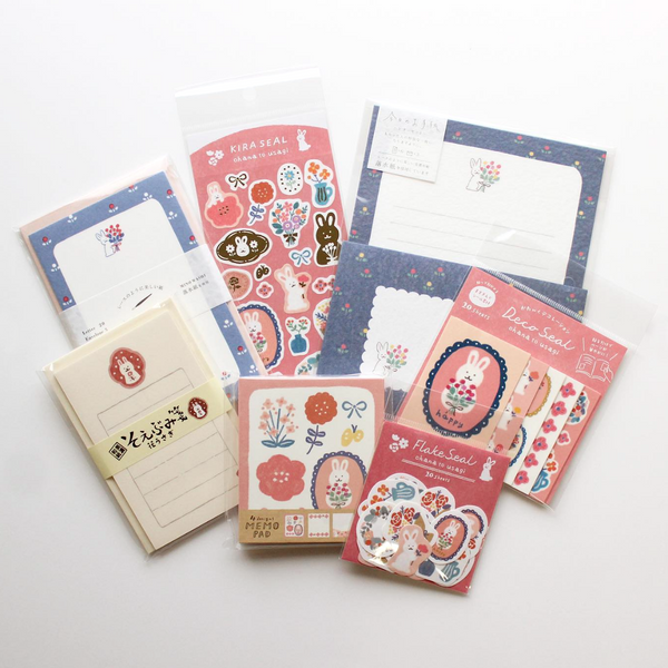 Furukawashiko 4 Designs Memo Pad - Limited Edition - Rabbit