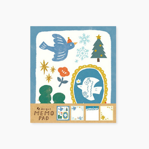 Furukawashiko 4 Designs Memo Pad - Limited Edition - Wintertime