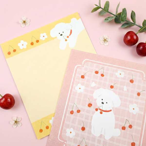 Furukawashiko 4 Designs Memo Pad - Limited Spring Edition - Dog