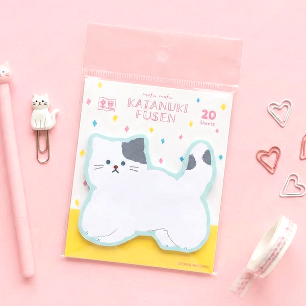 Furukawashiko Katanuki Fusen Sticky Notes - Cat
