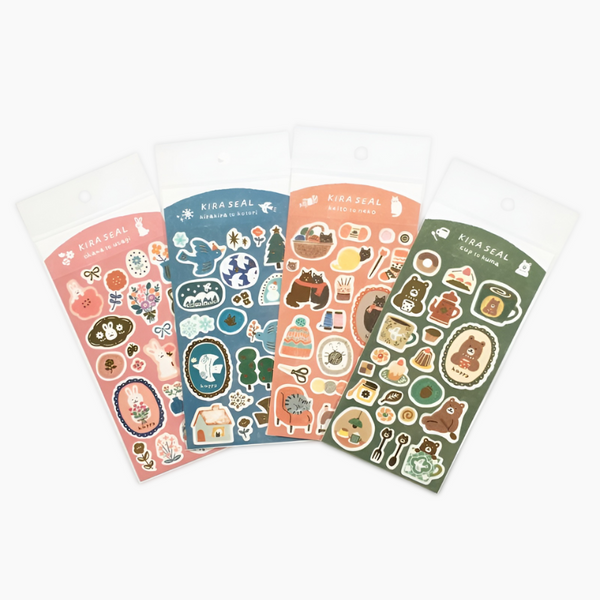 Furukawashiko Kira Stickers - Limited Edition - Hana To Usagi