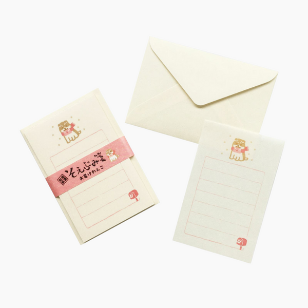 Furukawashiko Mini Letter Set - Limited Edition - Winter Shiba Dog
