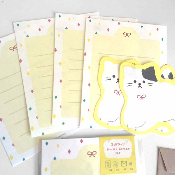 Furukawashiko My Biyori Die-Cut Mini Letter Set - Cat