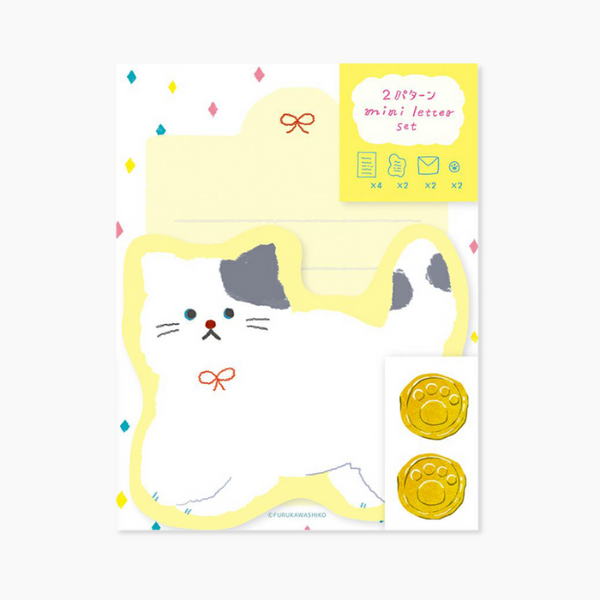 Furukawashiko My Biyori Die-Cut Mini Letter Set - Cat