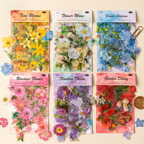 Garden Diary Flower Stickers