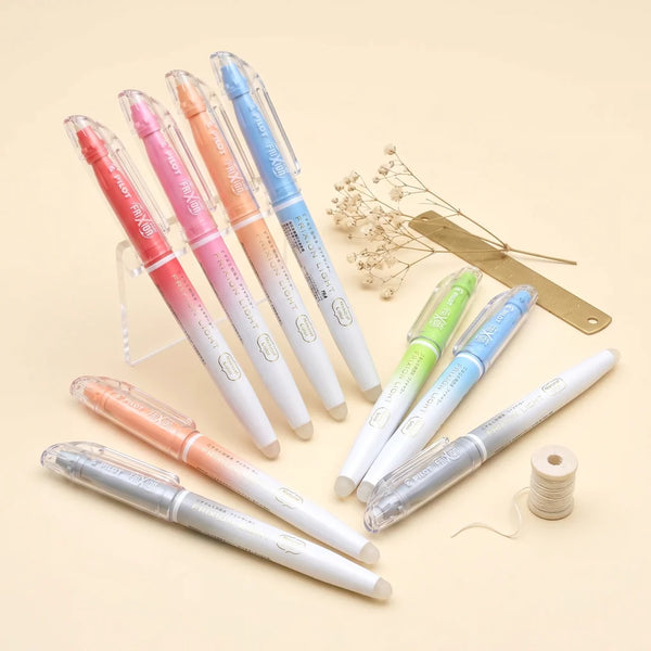 Pilot FriXion Erasable Highlighters - Light Natural Colors - Set of 6