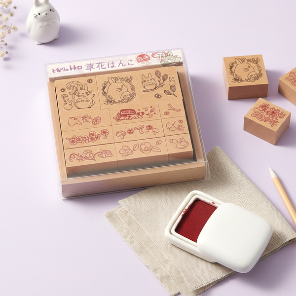 Beverly My Neighbor Totoro Flower Pattern Stamp Set - Fall