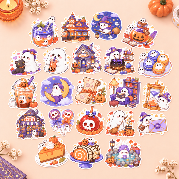 Ghostie’s Cozy Halloween Stickers