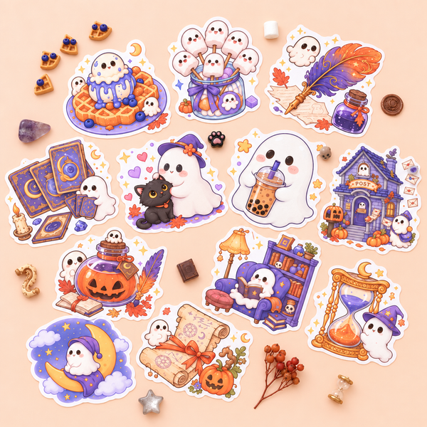 Ghostie’s Cozy Halloween Stickers