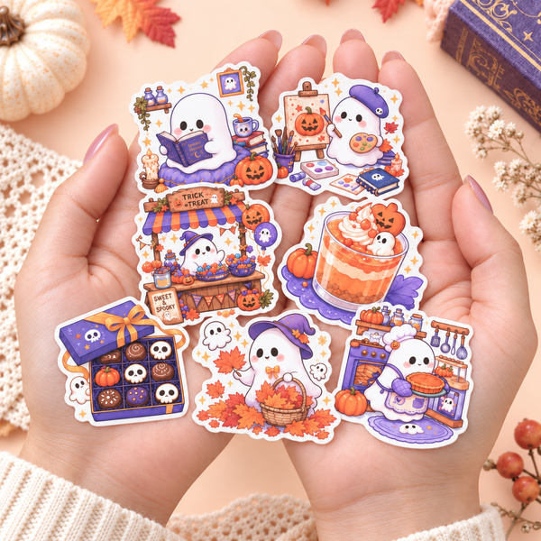 Ghostie’s Cozy Halloween Stickers