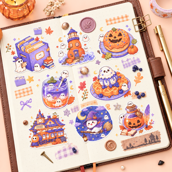 Ghostie’s Cozy Halloween Stickers