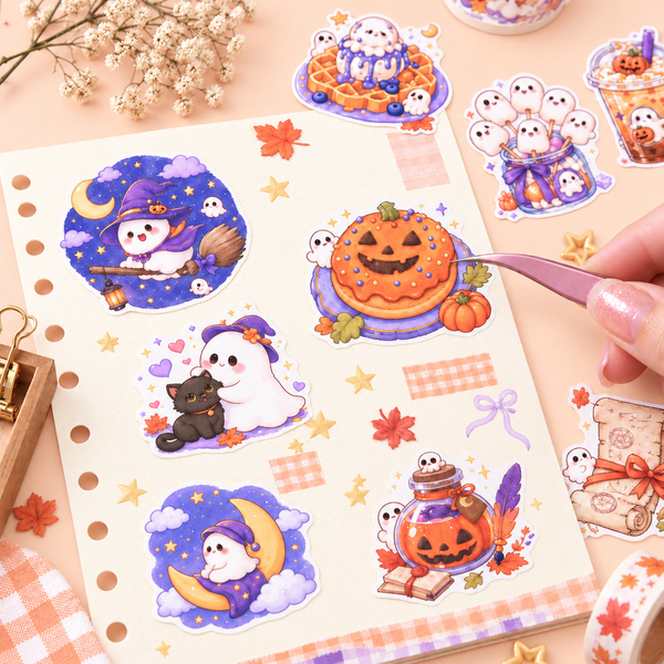 Ghostie’s Cozy Halloween Stickers