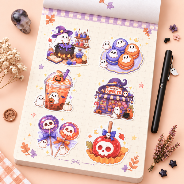 Ghostie’s Cozy Halloween Stickers