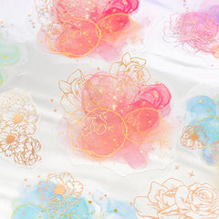 Gilded Flower Glow Stickers