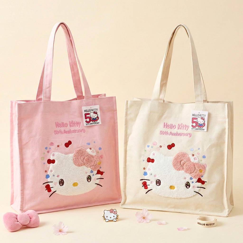 Hello Kitty 50th Anniversary Tote Bag