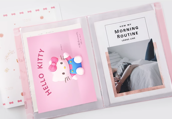 Hello Kitty Clear Book - A4 - 40 Pockets