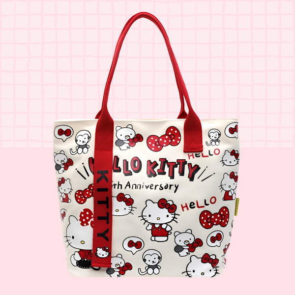 Hello Kitty Canvas Tote - Limited 45th Anniversary Edition