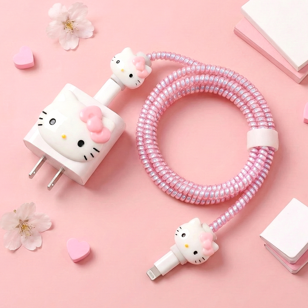 Hello Kitty iPhone Charger Case