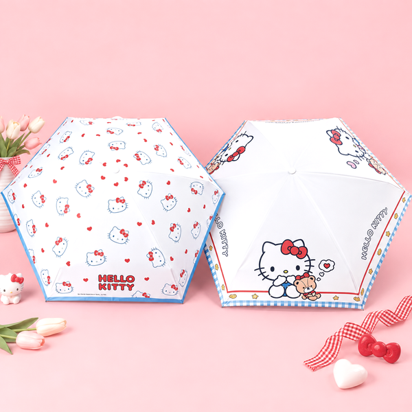 Hello Kitty Charm Umbrella - Rainy Blues