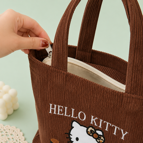 Hello Kitty Daily Corduroy Tote Bag