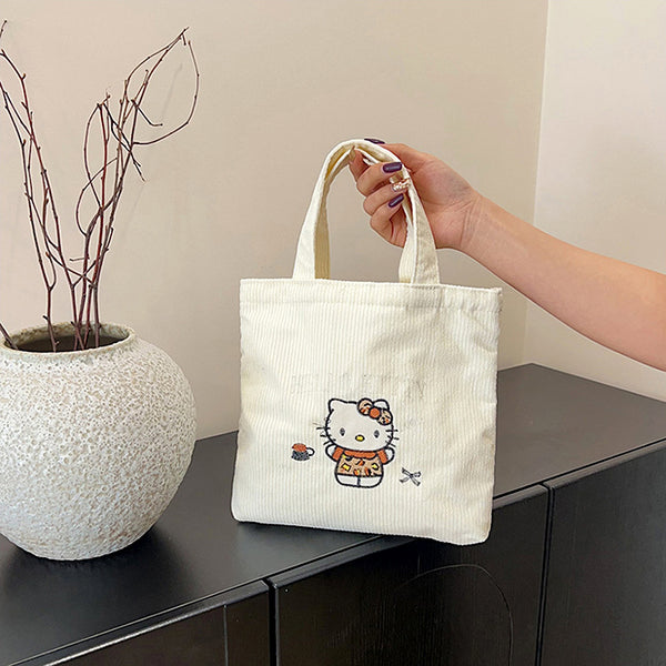 Hello Kitty Daily Corduroy Tote Bag