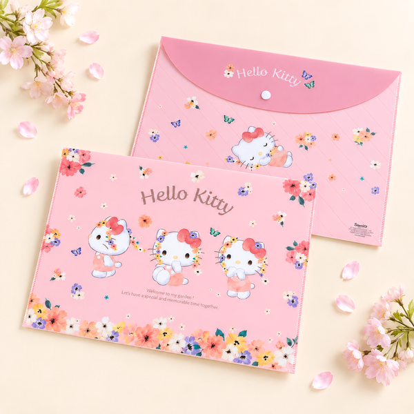 Hello Kitty Flower Garden File Folder - Limited Edition