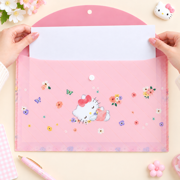 Hello Kitty Flower Garden File Folder - Limited Edition