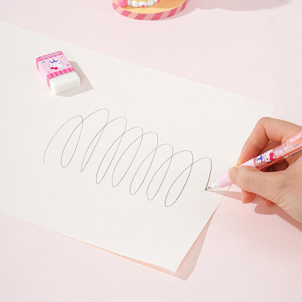 Hello Kitty Mechanical Pencil + Eraser + Refills Set