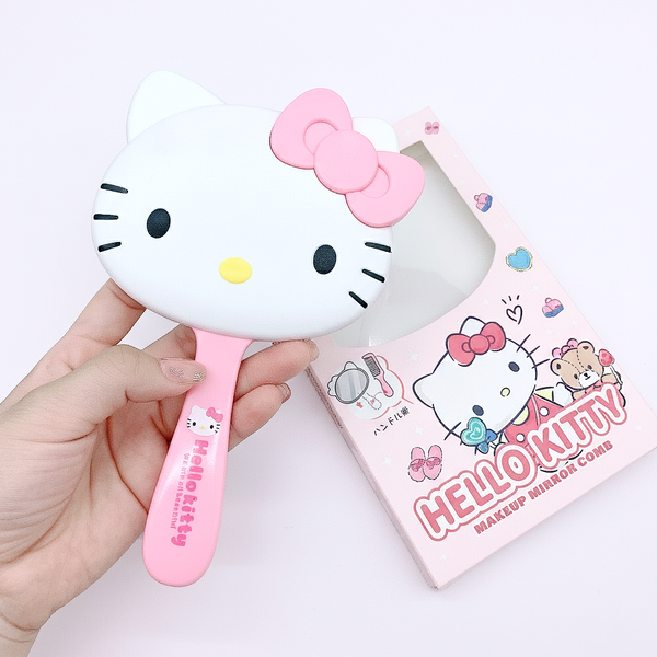 Sanrio Mirror + Comb Vanity Set - Hello Kitty