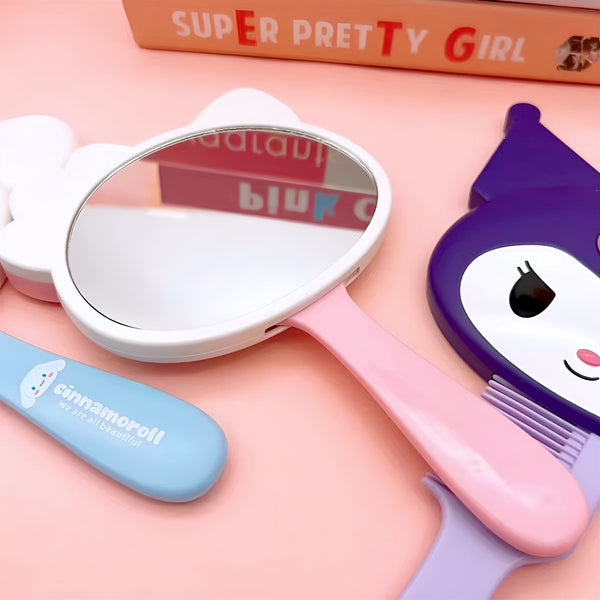 Sanrio Mirror + Comb Vanity Set - Hello Kitty
