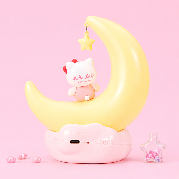 Hello Kitty Moon Shaped Desk Light