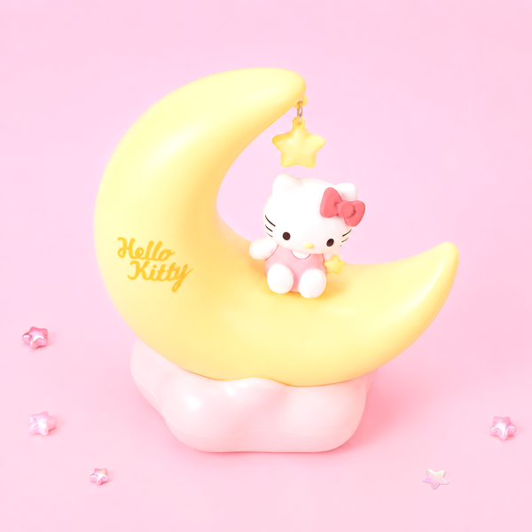 Hello Kitty Moon Shaped Desk Light