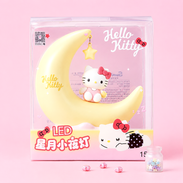 Hello Kitty Moon Shaped Desk Light
