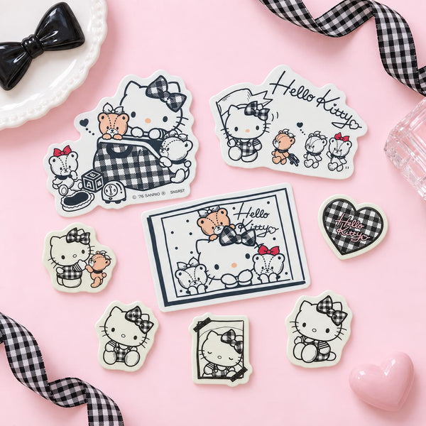 Hello Kitty Stickers - Limited Sweet Check Edition - Black