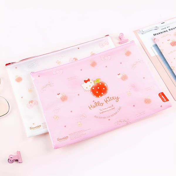 Hello Kitty Strawberry Zipper Pouch