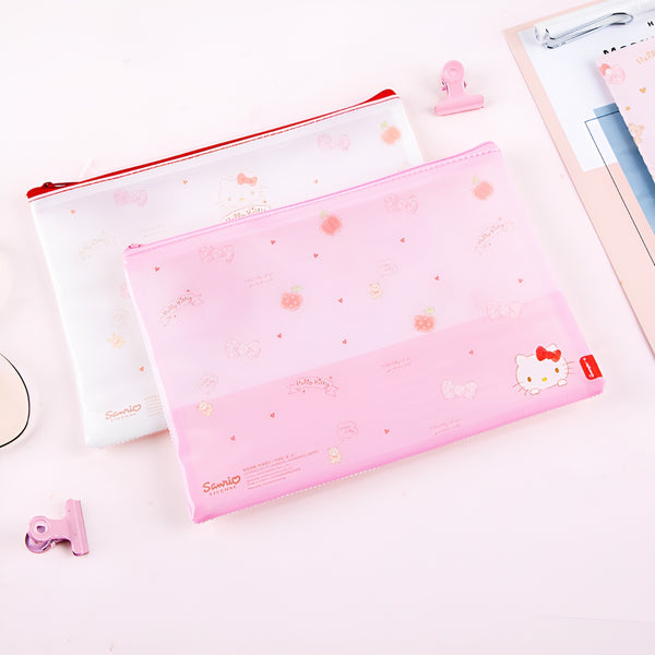 Hello Kitty Strawberry Zipper Pouch