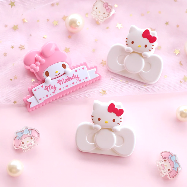 Hello Kitty & My Melody Binder Clip