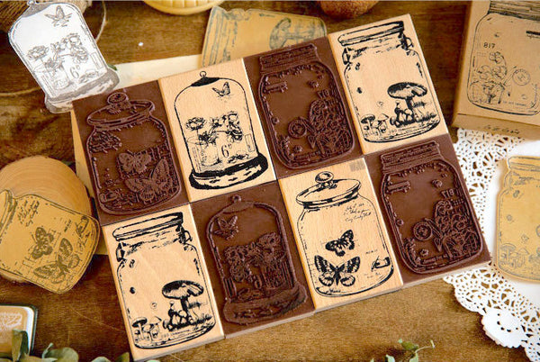Herbarium Series Wooden Stamps