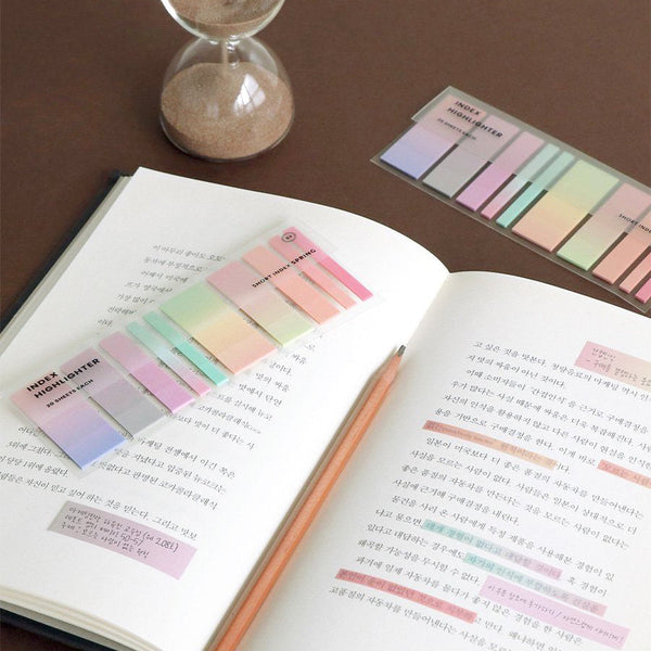 Iconic Index Short Highlighter Sticky Notes