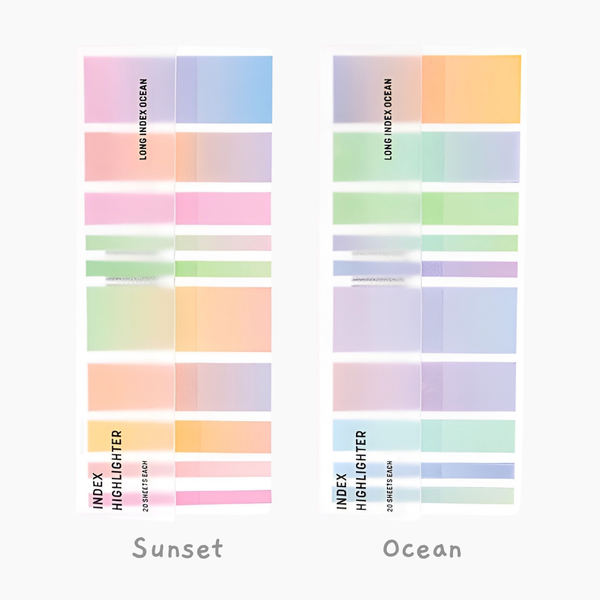 Iconic Index Short Highlighter Sticky Notes