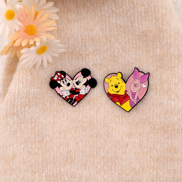 Iconic Pairs Heart Pins Collection