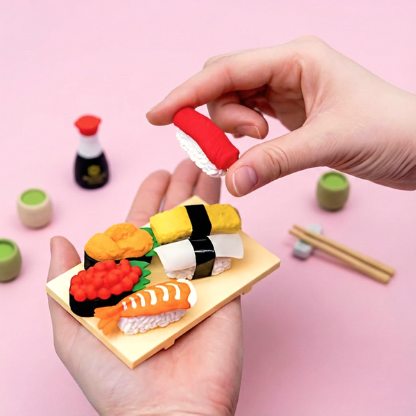 Iwako Sushi Eraser Set