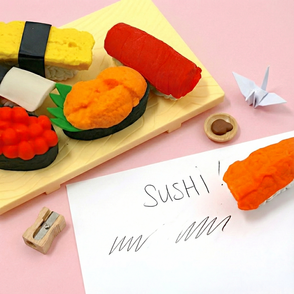 Iwako Sushi Eraser Set