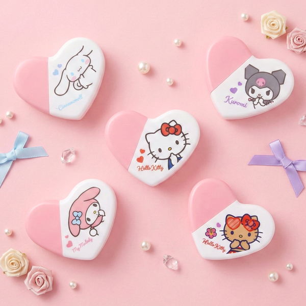 Kamio Japan Heart Shaped Hand Cream - Sanrio Characters