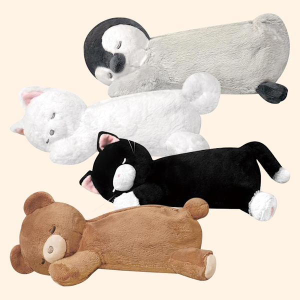 Kamio Japan Sleepy Critters Plush Pencil Case