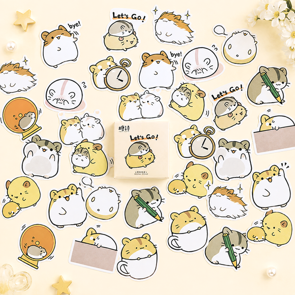 Kawaii Japanese Hamster Stickers