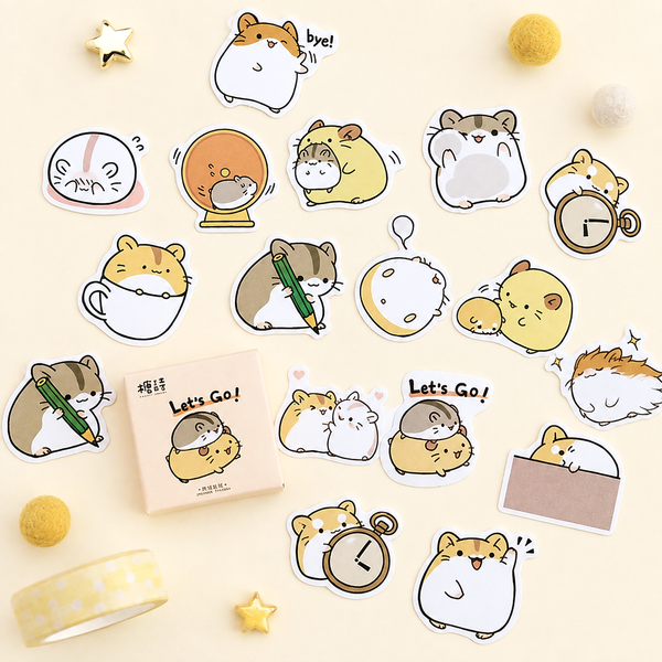 Kawaii Japanese Hamster Stickers