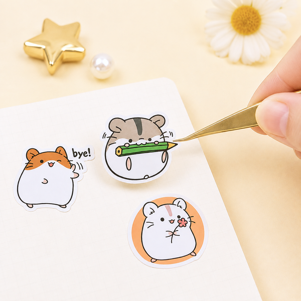 Kawaii Japanese Hamster Stickers
