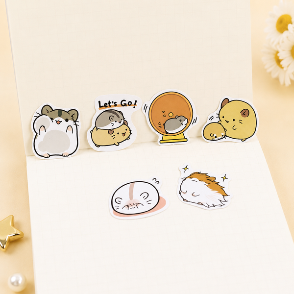 Kawaii Japanese Hamster Stickers